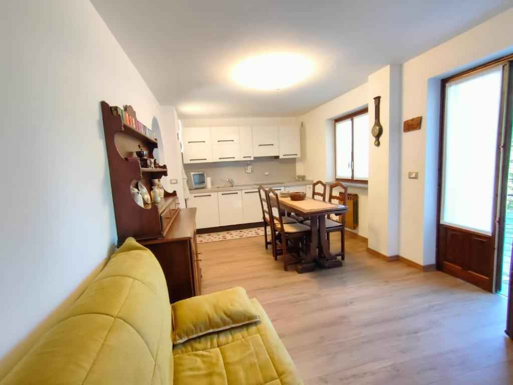 Posezení v ubytování Appartamento in centro a Torgnon