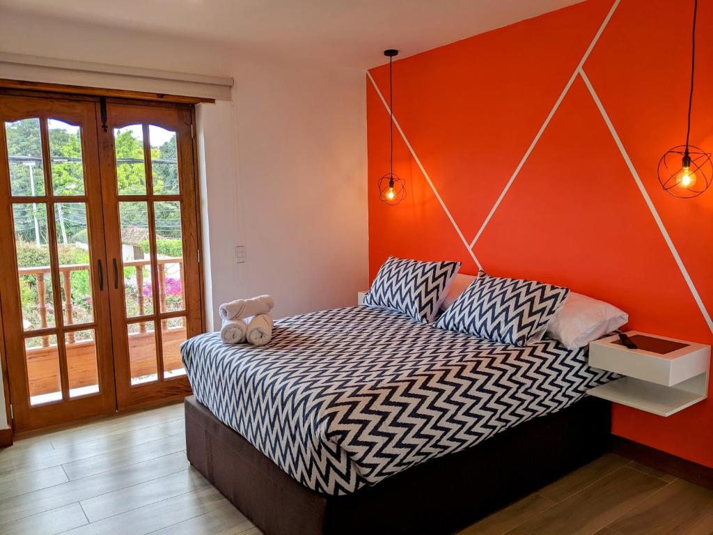 Postel nebo postele na pokoji v ubytování OFF HOSTEL