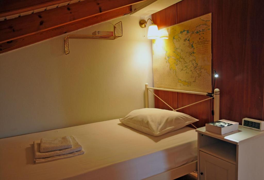 Posteľ alebo postele v izbe v ubytovaní Erotokritos Sea View Home