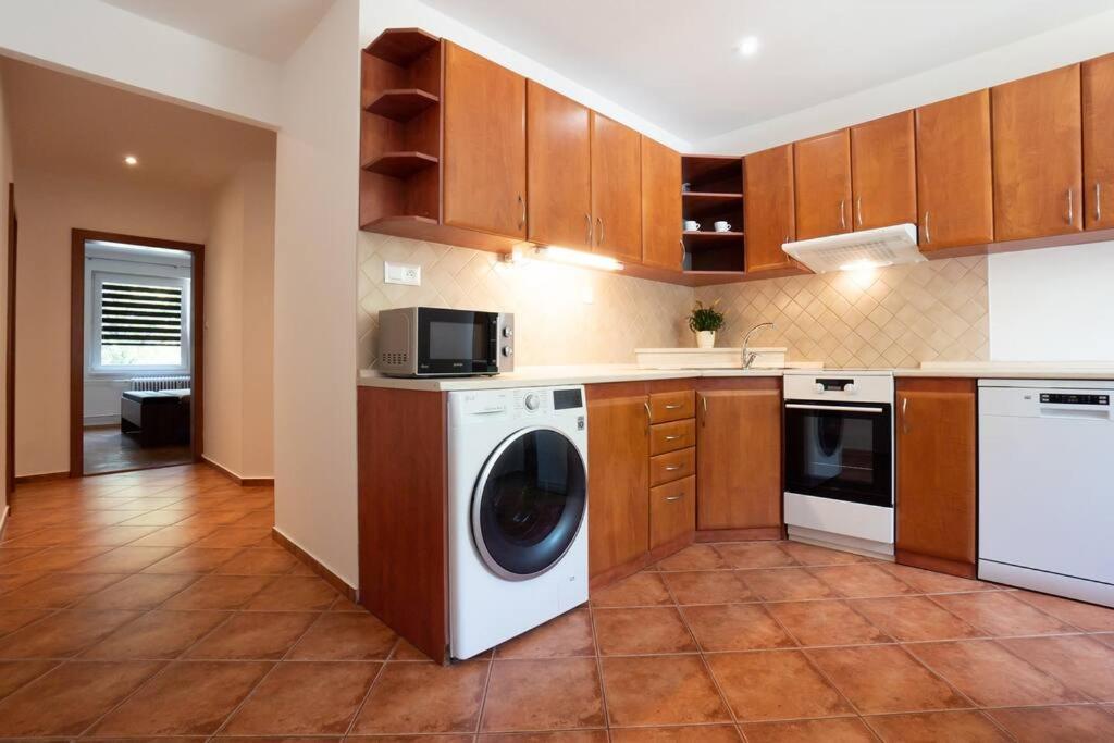 Kuchyň nebo kuchyňský kout v ubytování Excellent Large Lux Apartment Central Martin