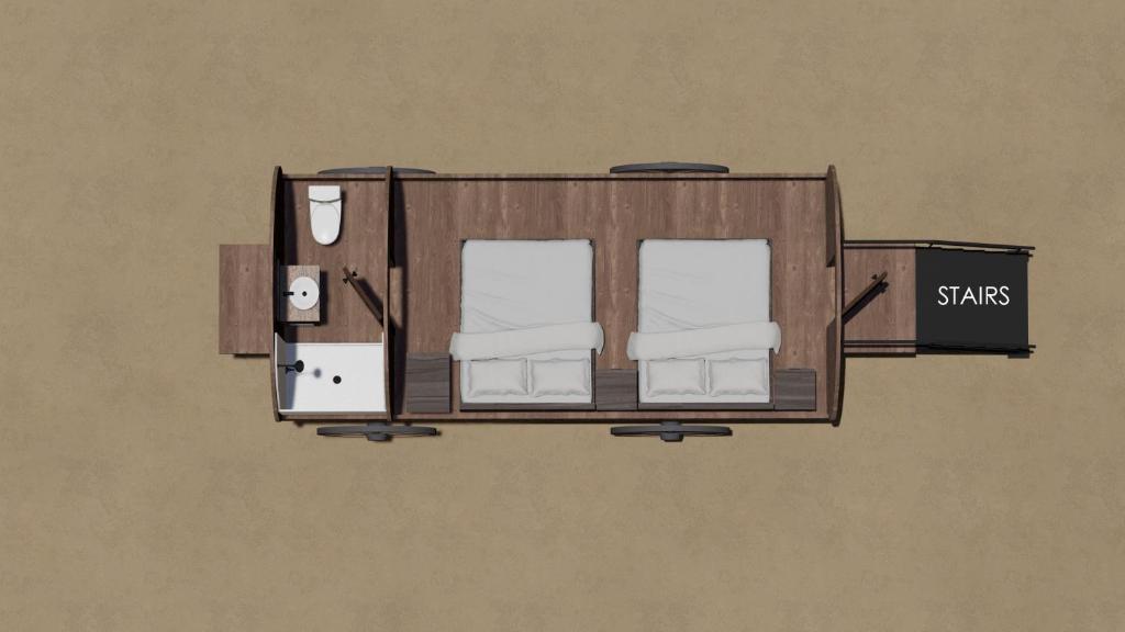 Půdorys ubytování Zion White Bison Glamping & RV Resort