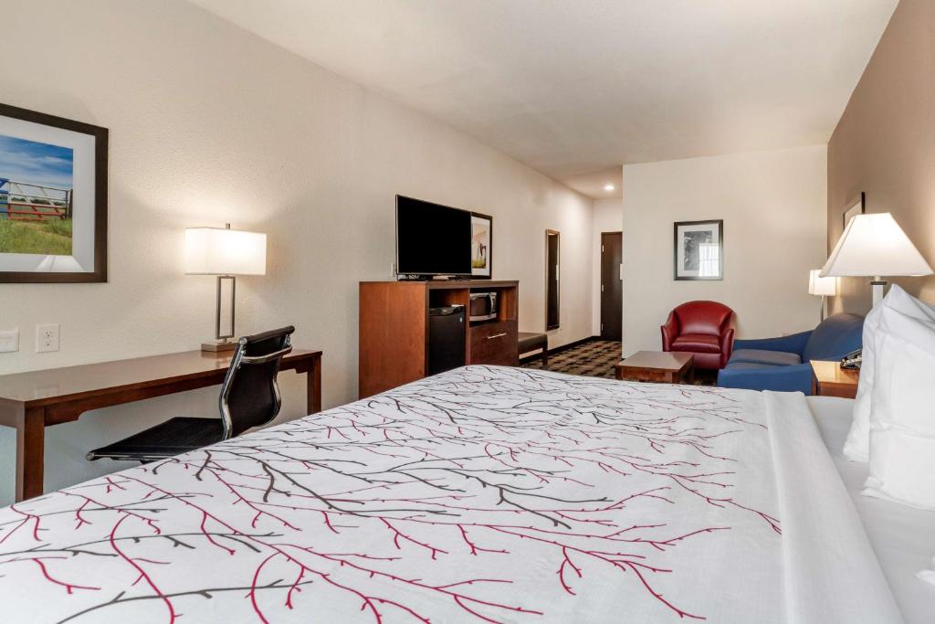 TV a/nebo společenská místnost v ubytování Best Western Plus Big Lake Inn