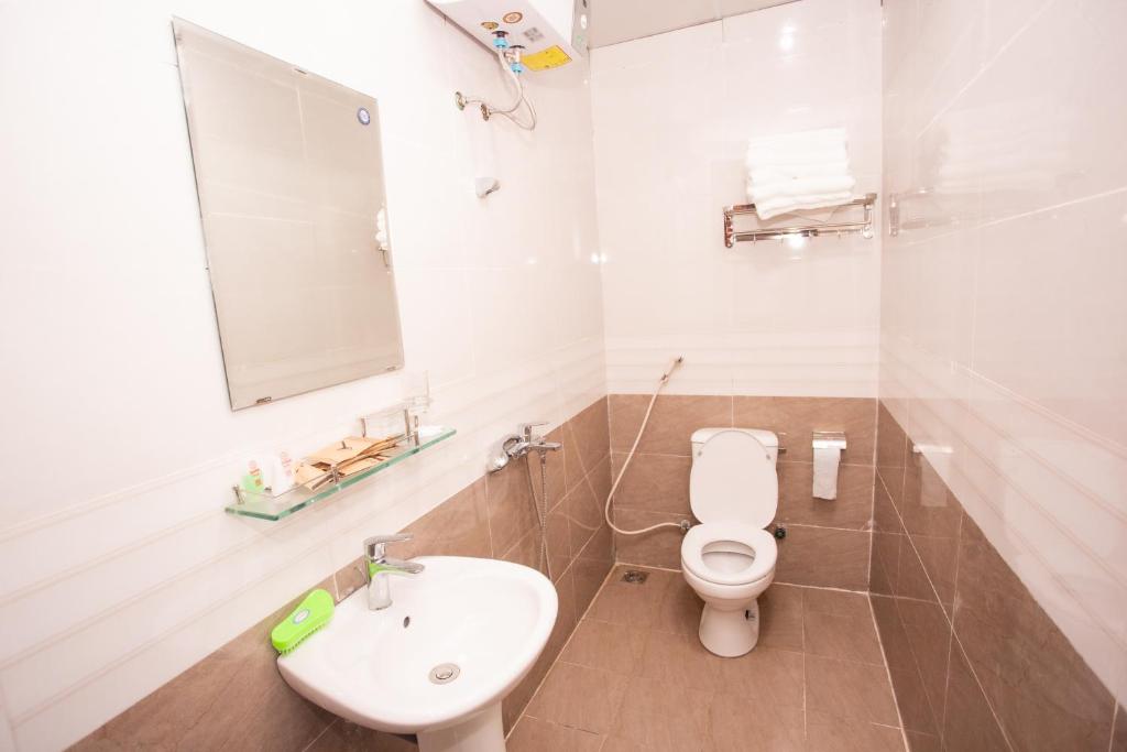 Koupelna v ubytování Amazing Hotel, Trương Pháp, Quang Phú, Đồng Hới