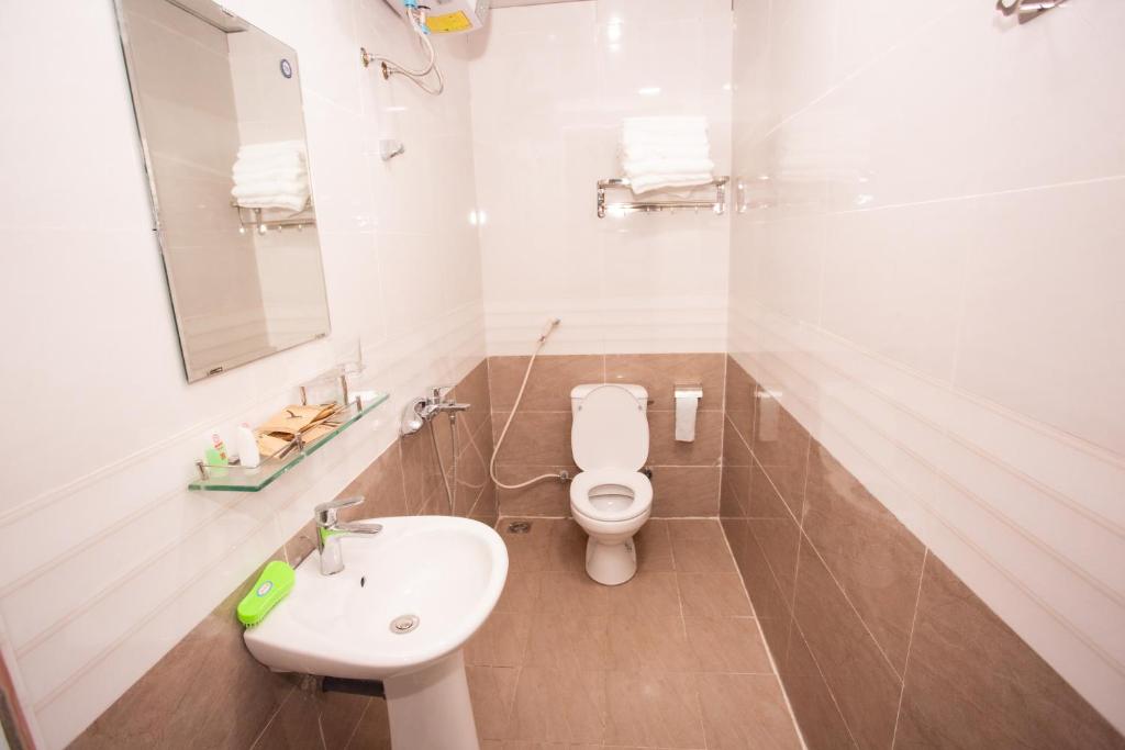 Koupelna v ubytování Amazing Hotel, Trương Pháp, Quang Phú, Đồng Hới