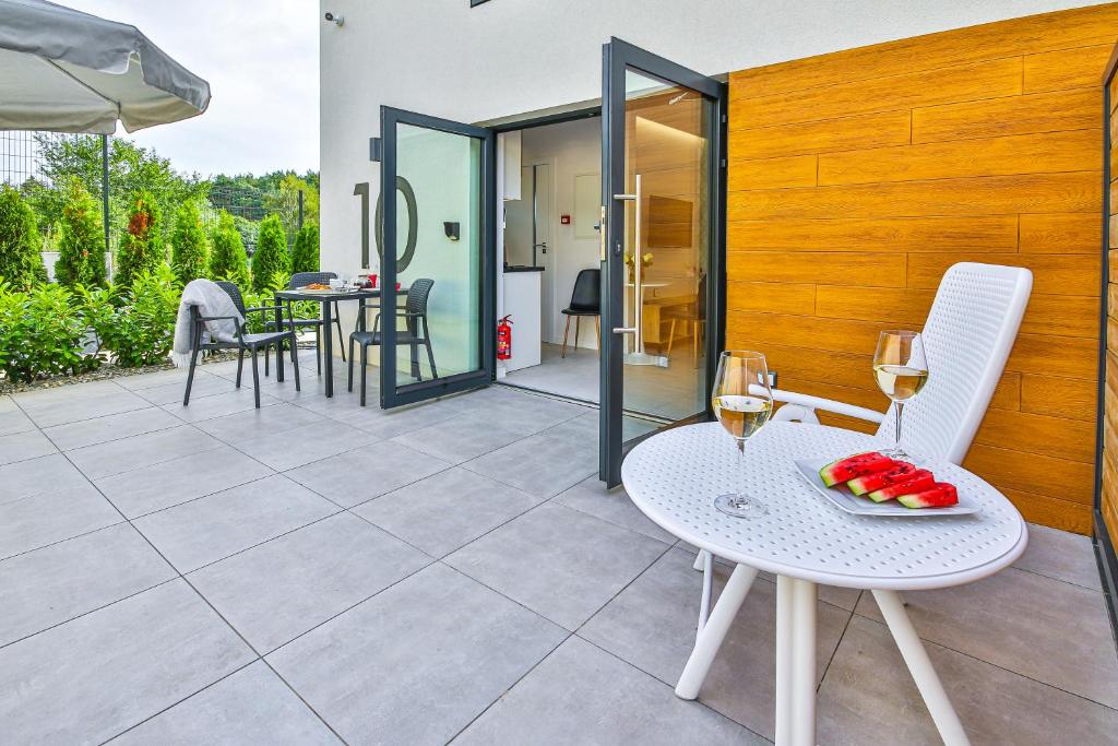 Balkón nebo terasa v ubytování Klif Resort Apartamenty