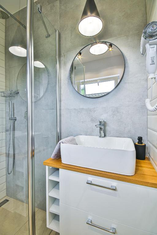 Koupelna v ubytování Klif Resort Apartamenty