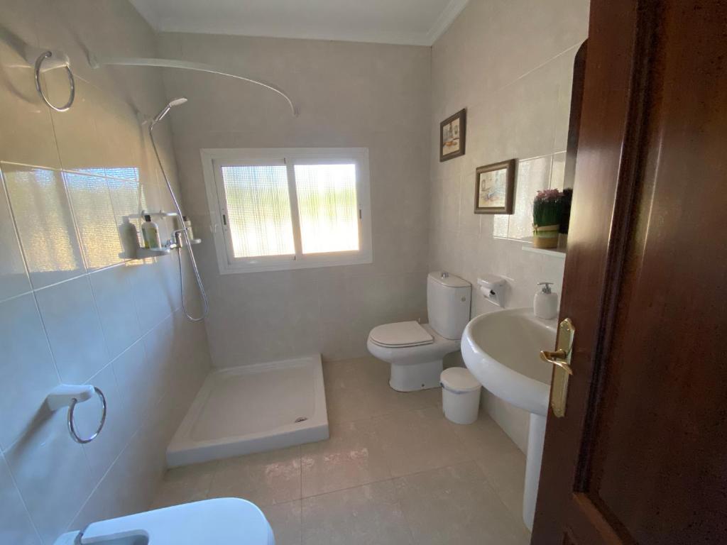 Koupelna v ubytování Casa Valdevientos Alojamiento Rural