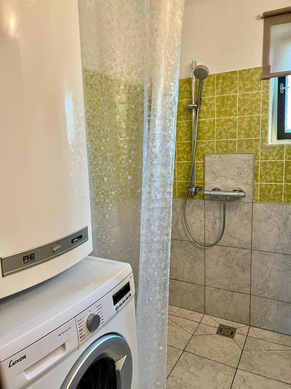 Kúpeľňa v ubytovaní Ferienwohnung am Mattsee