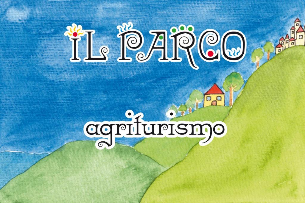 eine Zeichnung eines Berges mit den Worten la parla agriculture in der Unterkunft Il Parco in Ancona