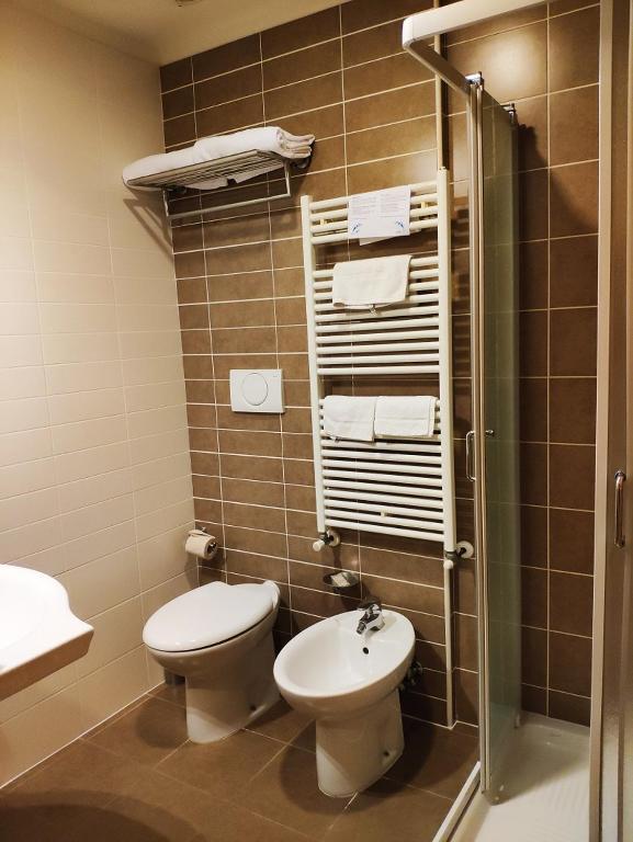 Koupelna v ubytování Hotel Feel Inn Venice Airport