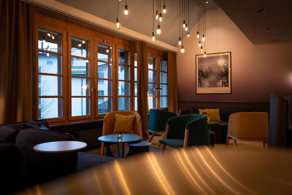 Posezení v ubytování Hotel Schweizerhof Lenzerheide