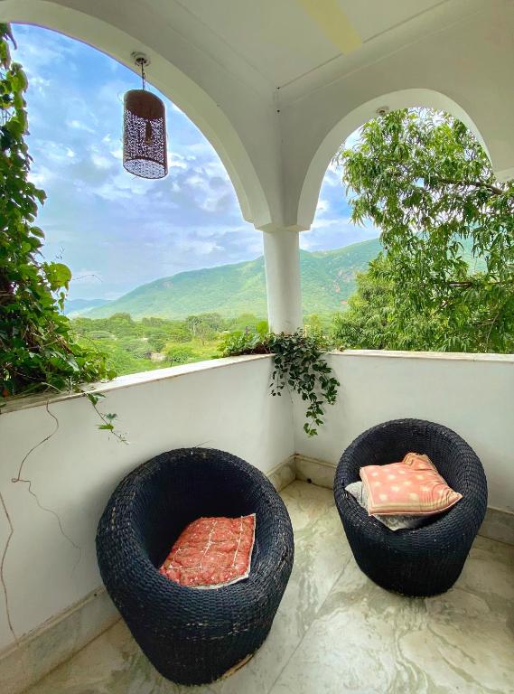 Nespecifikovaný výhled na hory nebo výhled na hory při pohledu z bed and breakfast