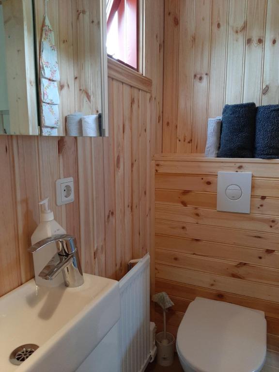 Koupelna v ubytování Ásbrandsstadir Cottage