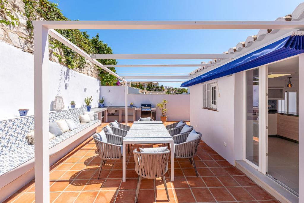 Balkón alebo terasa v ubytovaní New charming house 150 meters from the beach
