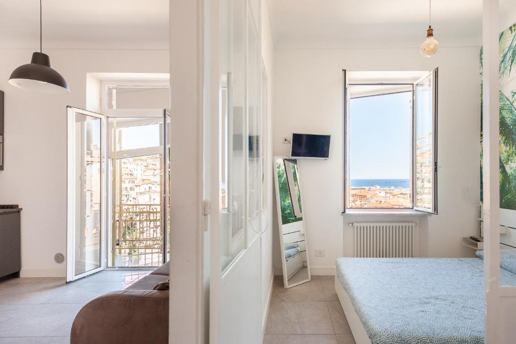 En eller flere senge i et værelse på CasaBaltó