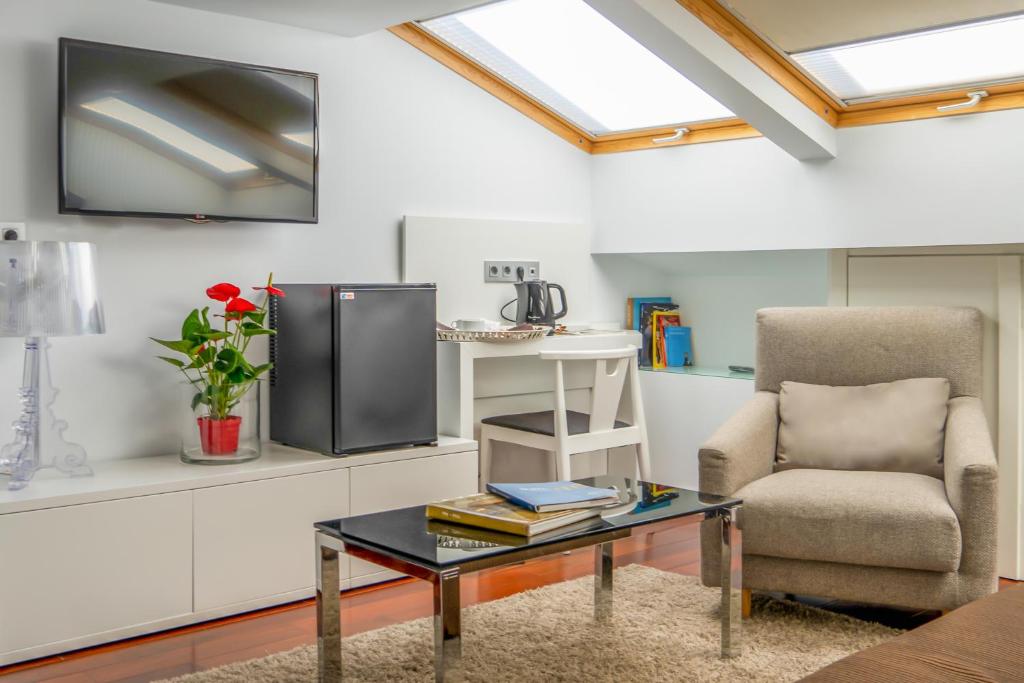 Kuchyň nebo kuchyňský kout v ubytování Hotel Apolonia Soria