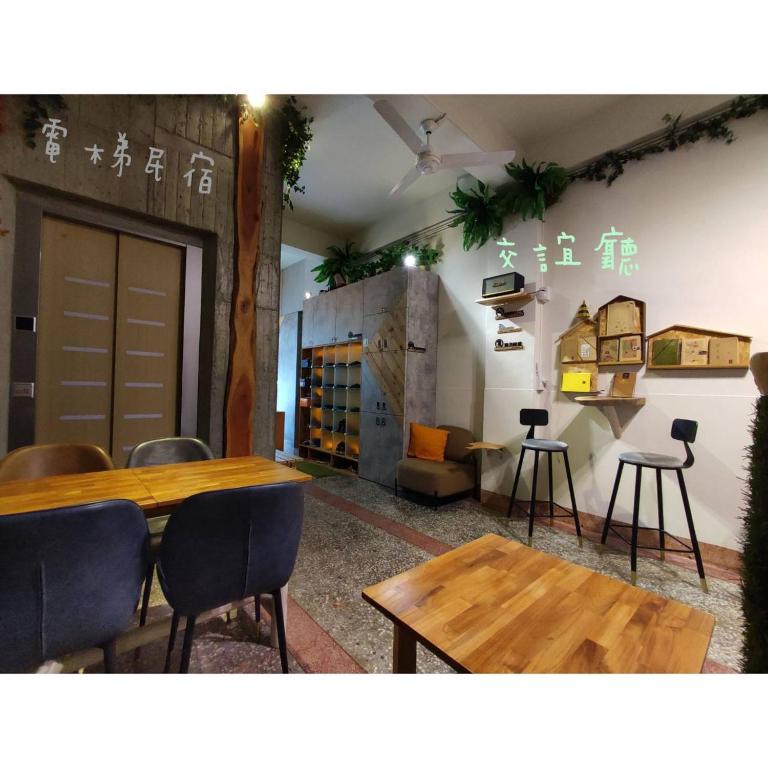 Posezení v ubytování 棚棚屋室內帳篷民宿Inn