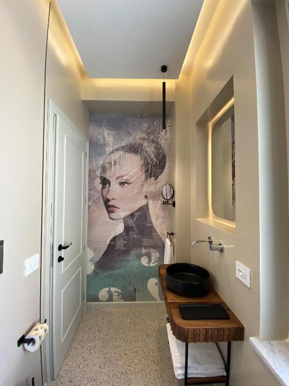 Koupelna v ubytování NoOne Tropea Guesthouse