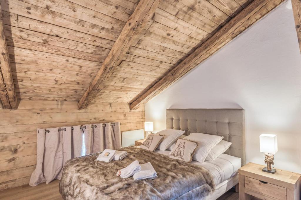 Posteľ alebo postele v izbe v ubytovaní Appartement La Pause de l'Ours - Welkeys