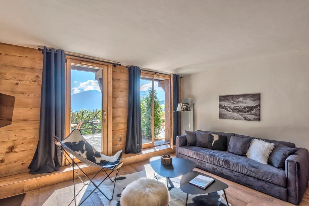 Posedenie v ubytovaní Appartement Vue Montagnarde - Welkeys