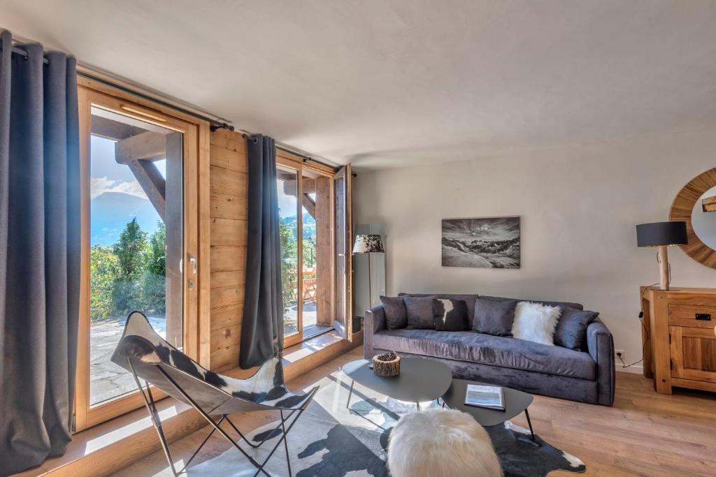 Posedenie v ubytovaní Appartement Vue Montagnarde - Welkeys