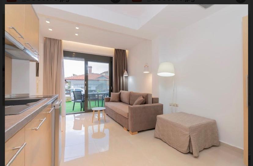 Posezení v ubytování Arion suites