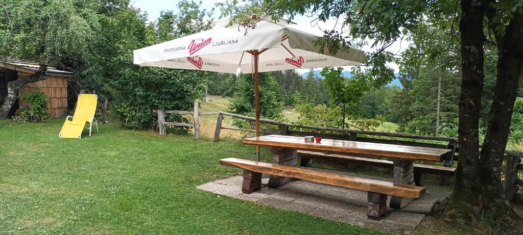 Zahrada ubytování Planinska hišica pod macesni - Bohinj