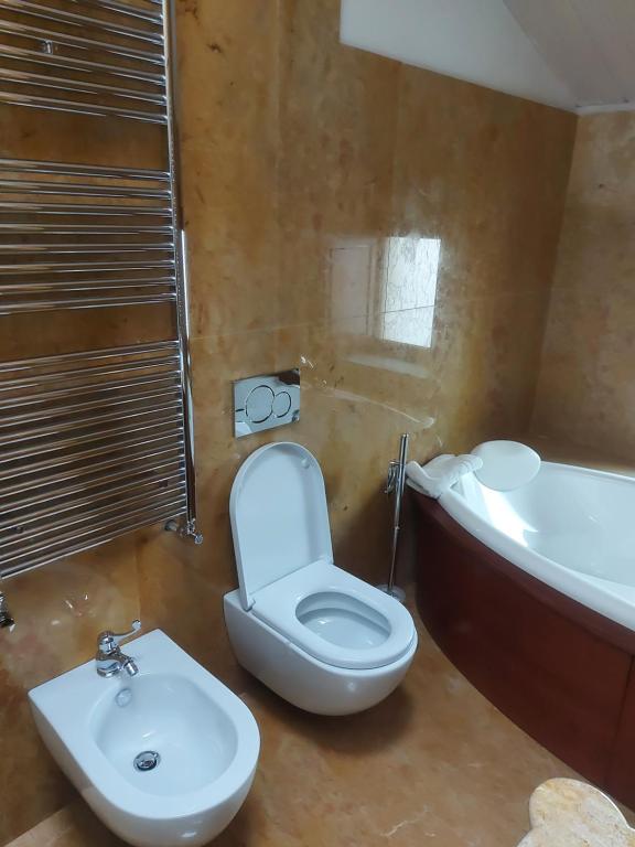 Koupelna v ubytování Palazzo Scura