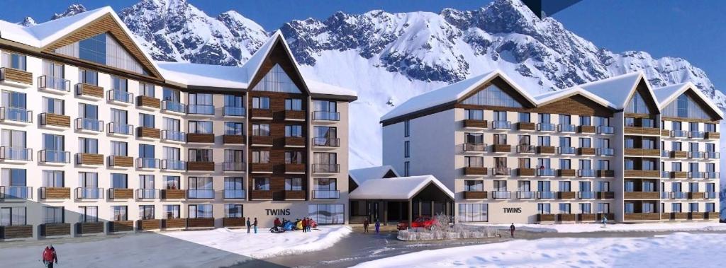 Nespecifikovaný výhled na hory nebo výhled na hory při pohledu z apartmánu