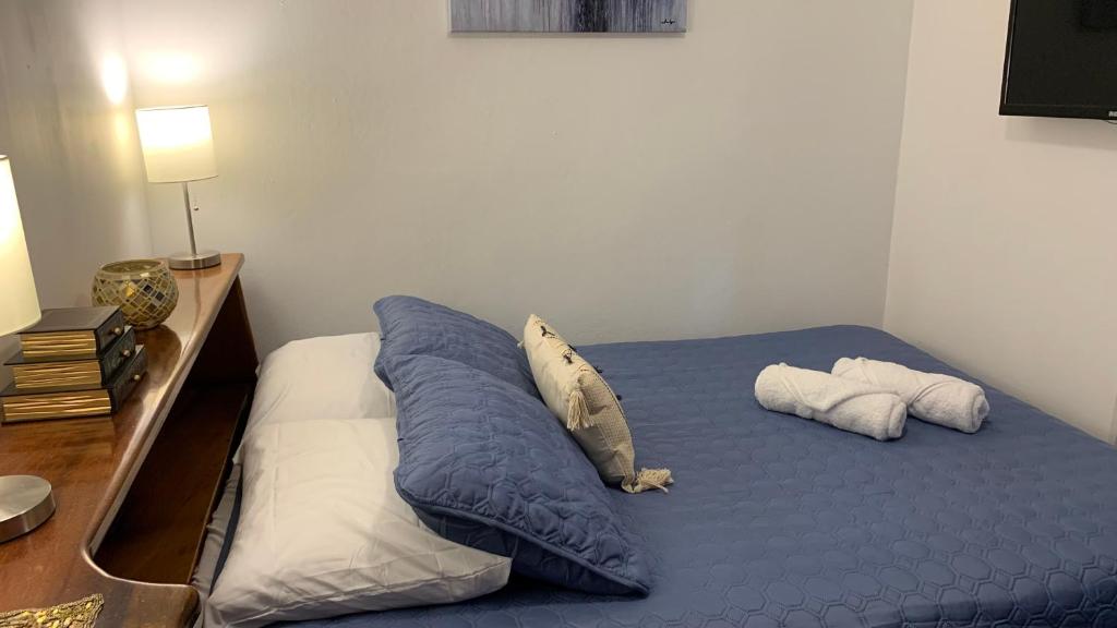 Postel nebo postele na pokoji v ubytování F&M Guesthouse