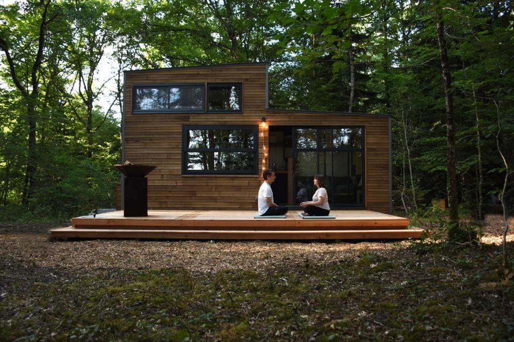 Zahrada ubytování Inspire Tiny