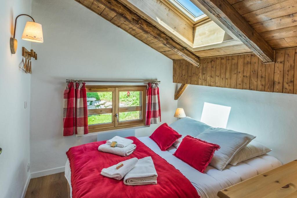 Posteľ alebo postele v izbe v ubytovaní Appartement Alpage - Welkeys