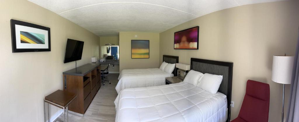 Postel nebo postele na pokoji v ubytování Econo Lodge