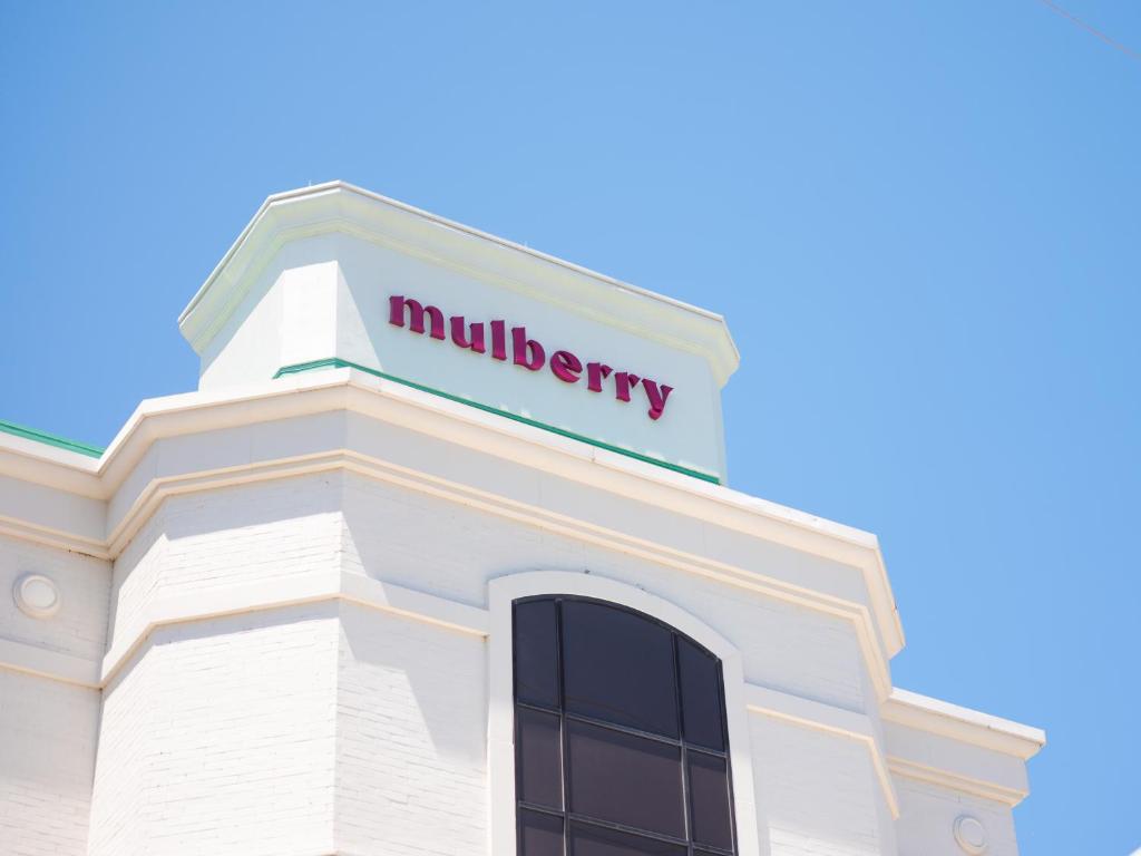 a building with a mulberry sign on top of it at Mulberry Vicksburg in Vicksburg