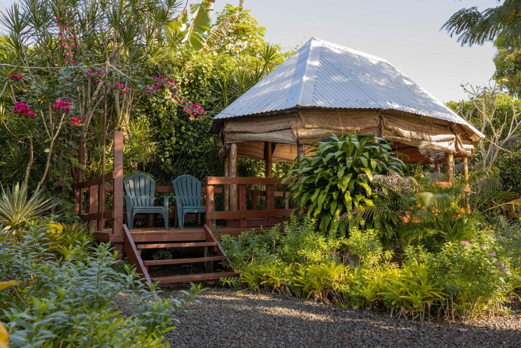 Zahrada ubytování The Samoan Outrigger Hotel