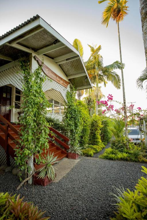 Zahrada ubytování The Samoan Outrigger Hotel