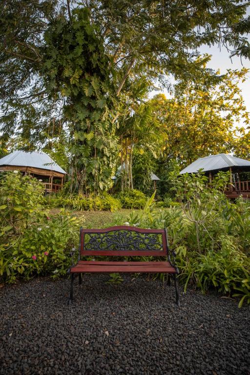 Zahrada ubytování The Samoan Outrigger Hotel