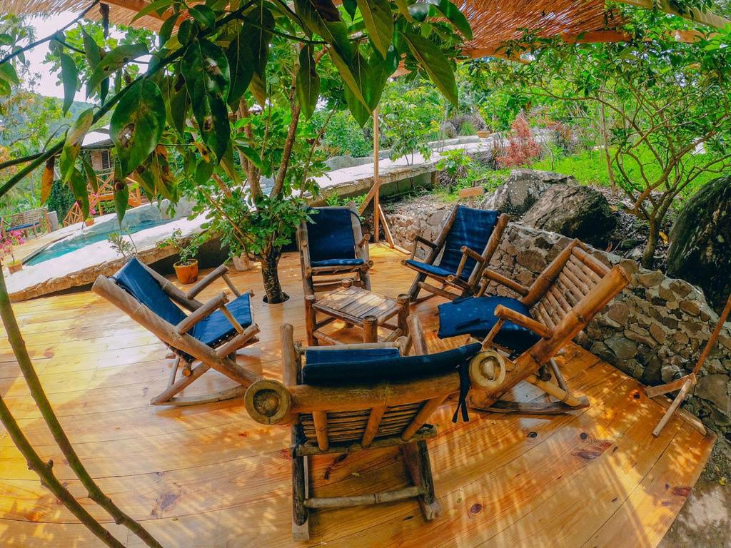 Zahrada ubytování EL GALLO ECOLODGE
