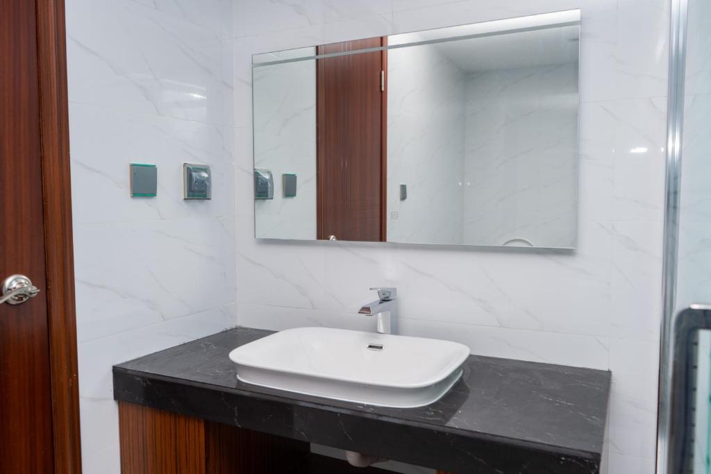Koupelna v ubytování Ari Grand Hotel & Spa