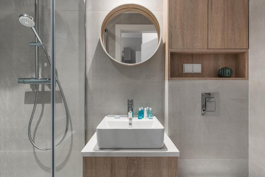 Łazienka w obiekcie Sanhaus Apartments - PLAYA 2 - Apartament przy samej plaży