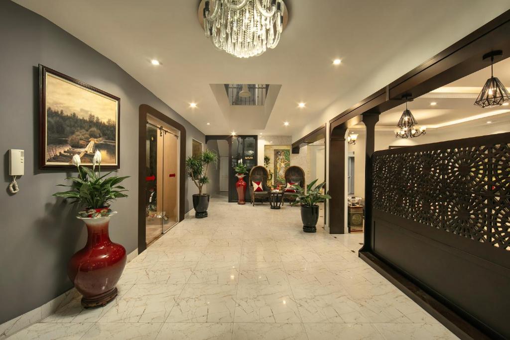 Vstupní hala nebo recepce v ubytování Hanoi Garden Hotel & Spa