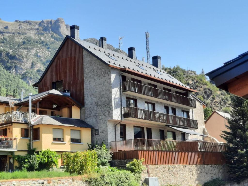 Nespecifikovaný výhled na hory nebo výhled na hory při pohledu z apartmánu