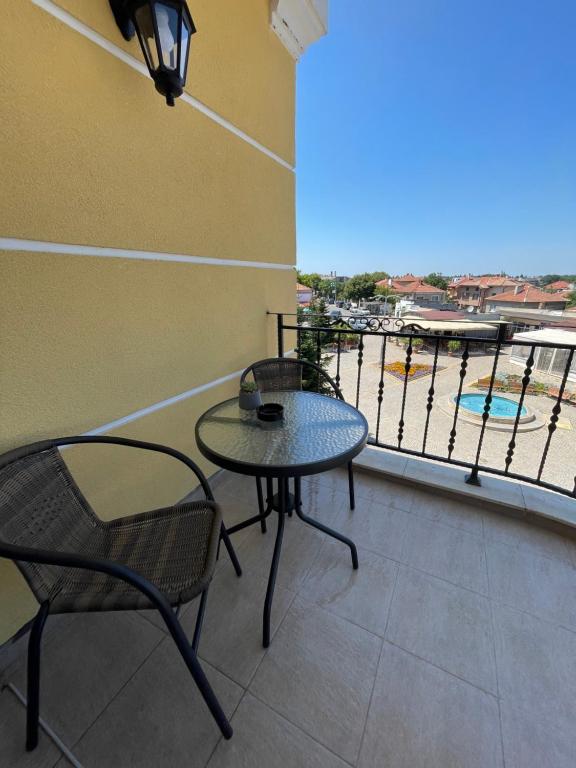 Balkón nebo terasa v ubytování Chernomorets Apartment
