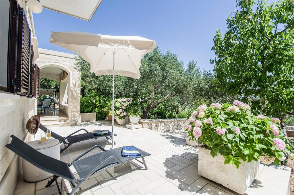 Vonkajšia záhrada v ubytovaní Villa Venus