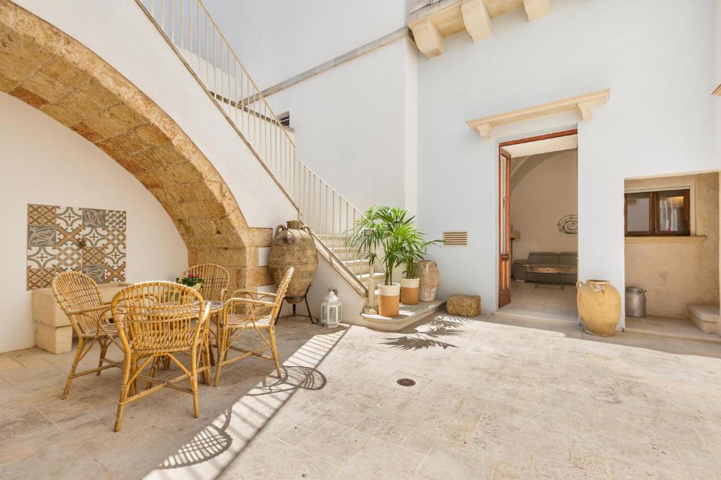Patio nebo venkovní prostory v ubytování Le Mule Suite and Rooms - Specchia