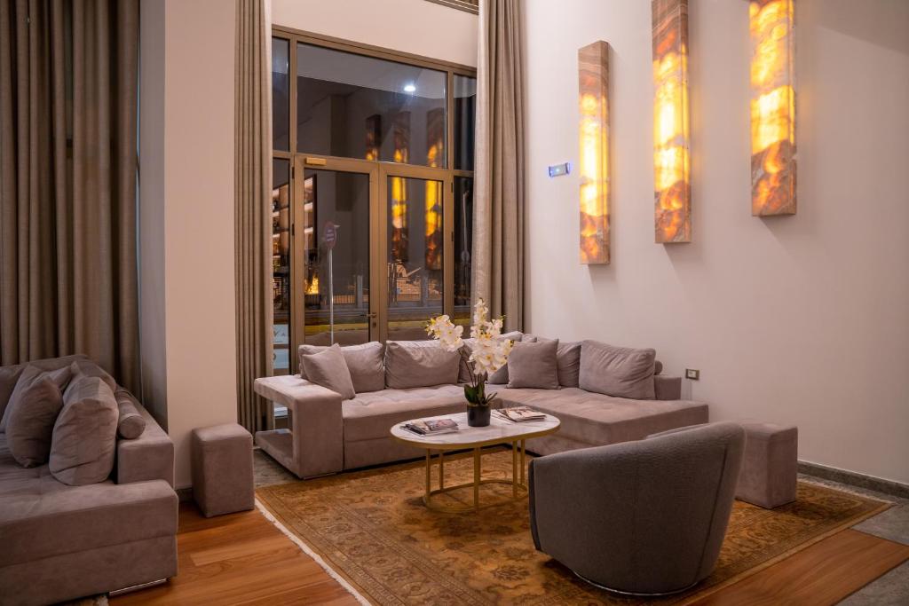 Posezení v ubytování My Way Hotel & Events
