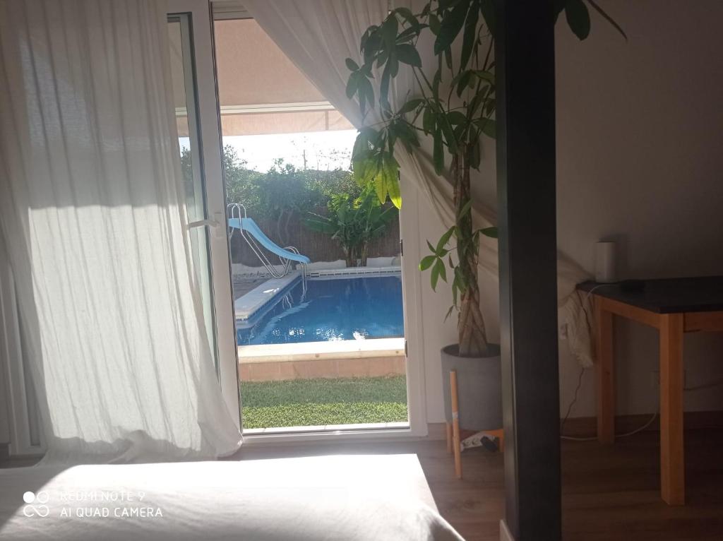 Bazén v ubytování VILLA SANTA CLARA nebo v jeho okolí