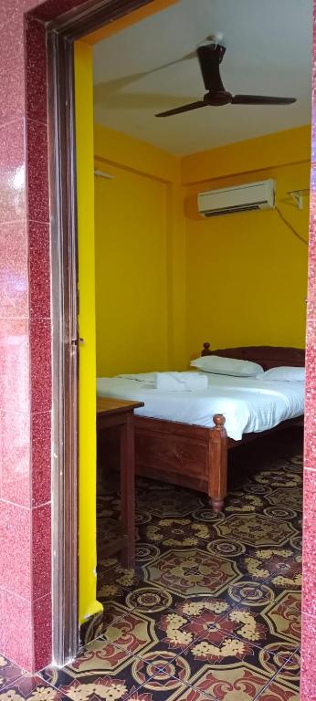 Postel nebo postele na pokoji v ubytování selfia guest house majorda