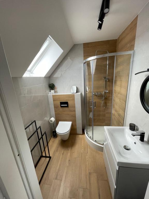 Kúpeľňa v ubytovaní Apartament Rybical - POKOJE