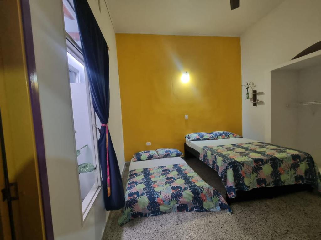 Postel nebo postele na pokoji v ubytování Casa de Luna